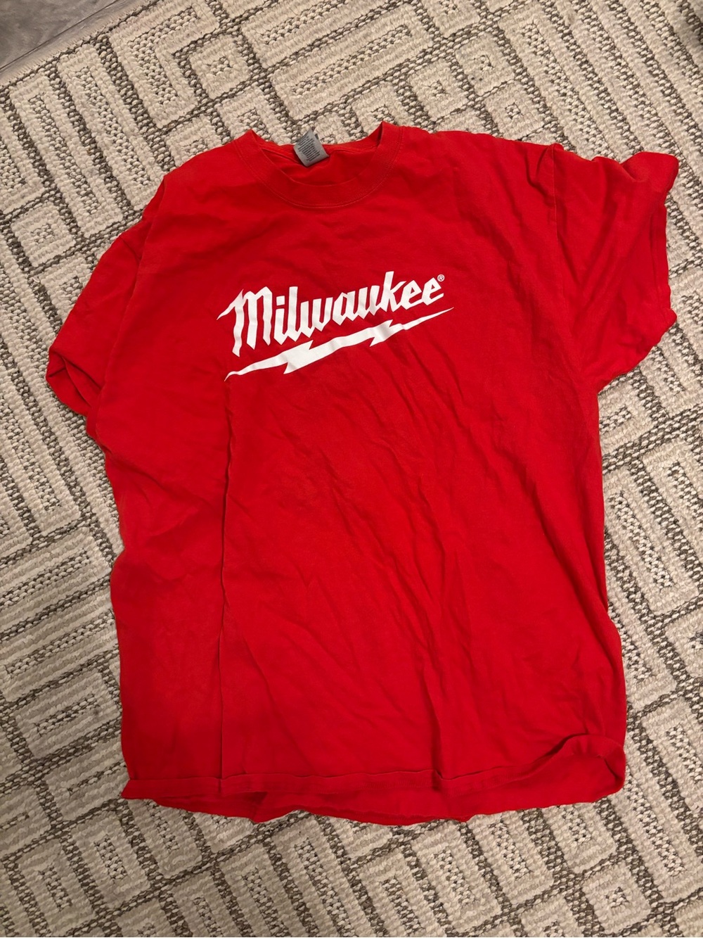 Milwaukee Red Logo Tee - Men's Casual Shirt